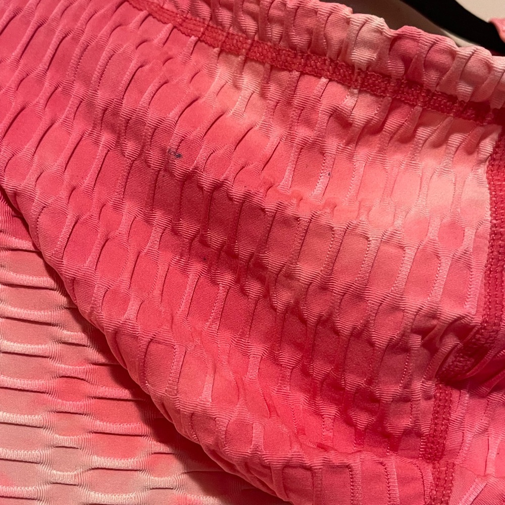 Women’s Pink Workout Hoodie and Leggings Set, Contouring Workout fit, Size L/XL - Picture 7 of 9